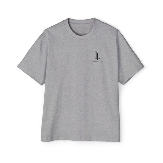 Athletic Heather Oversized Logo Tee