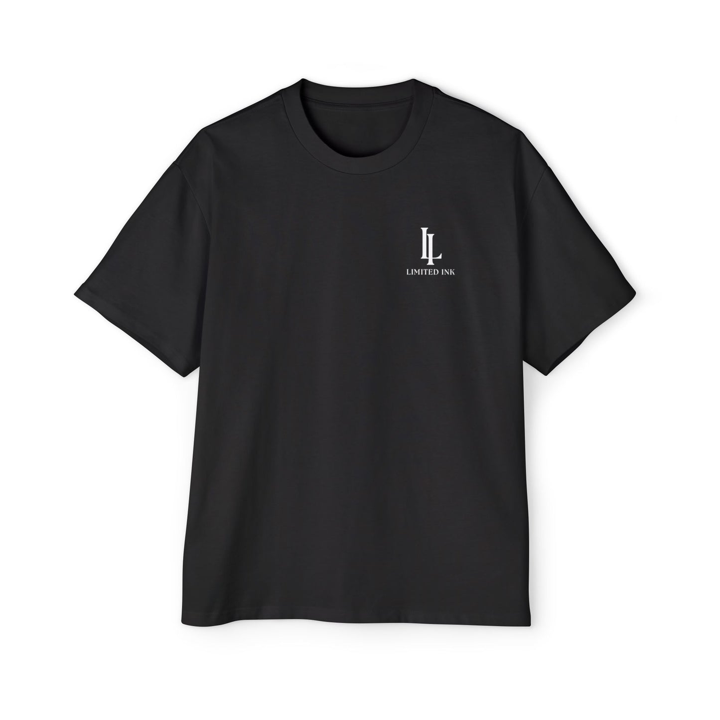 Black Oversized Logo Tee