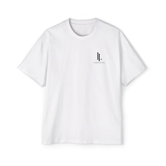 White Logo Tee