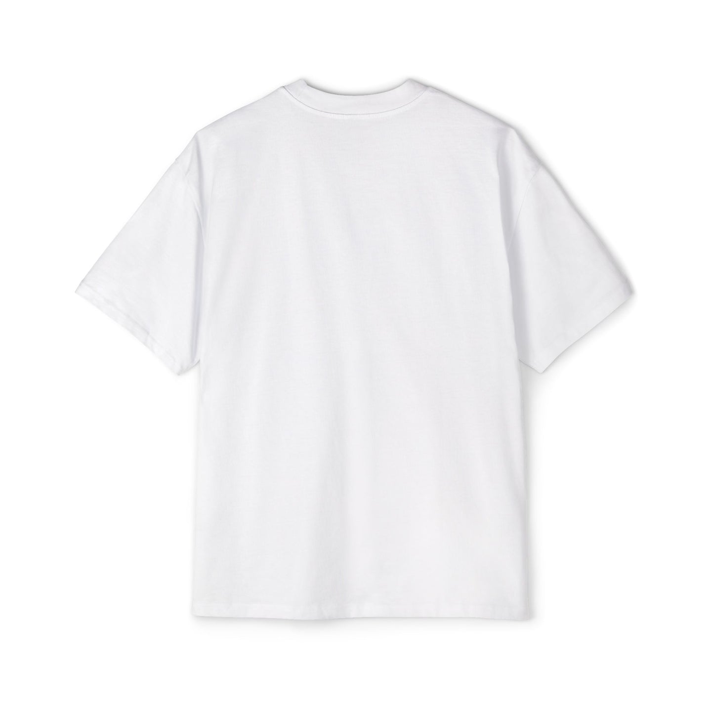 White Oversized Logo Tee