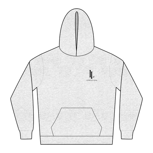 White Heather Logo Hoodie