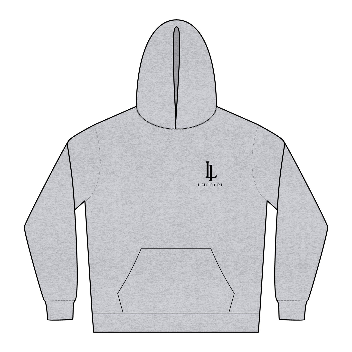 Athletic Heather Logo Hoodie